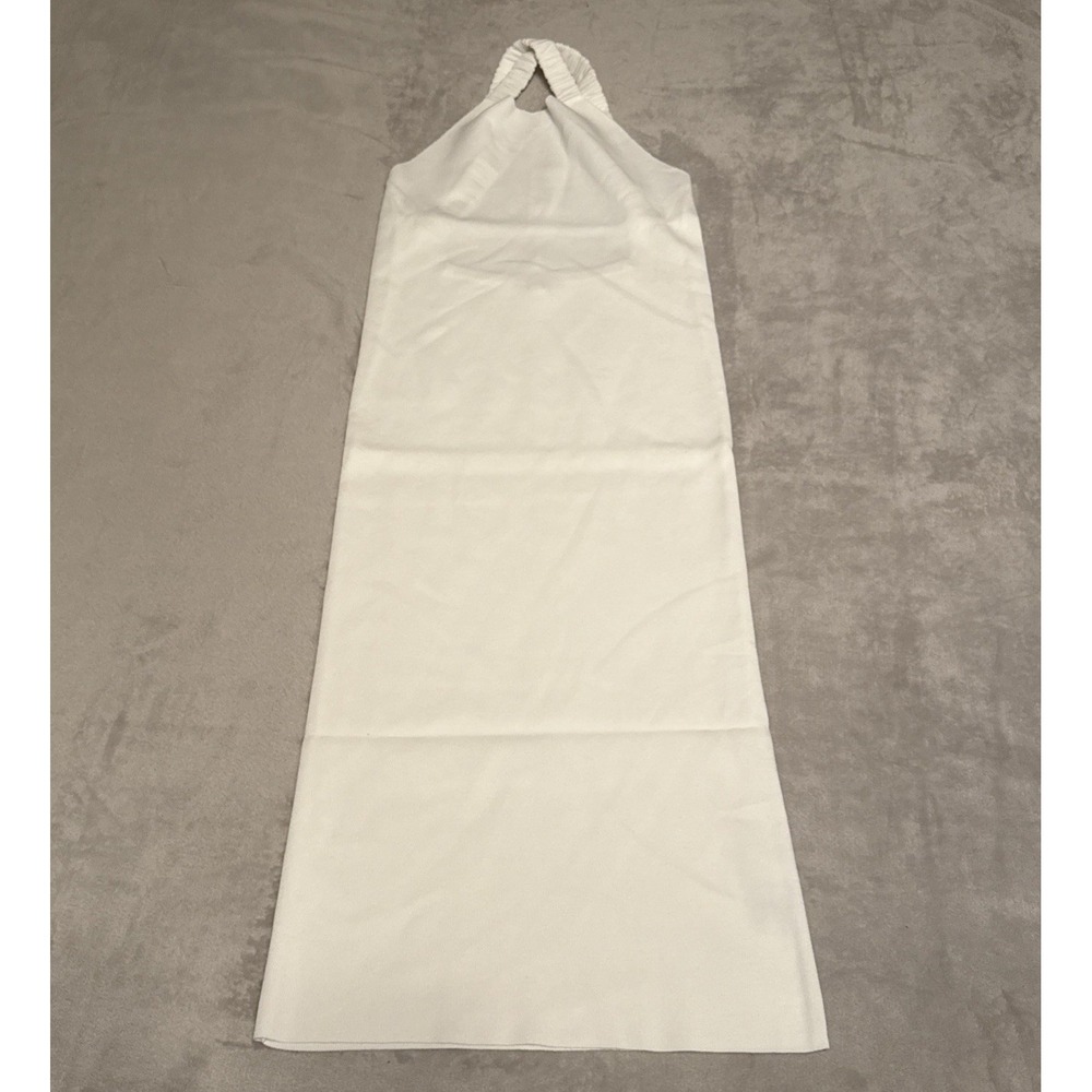 525 America Open Back Midi Dress in Bleach White Size S NWT Style FA22S113